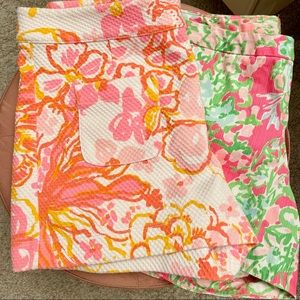 Lilly Pulitzer Shorts Lot! EUC!